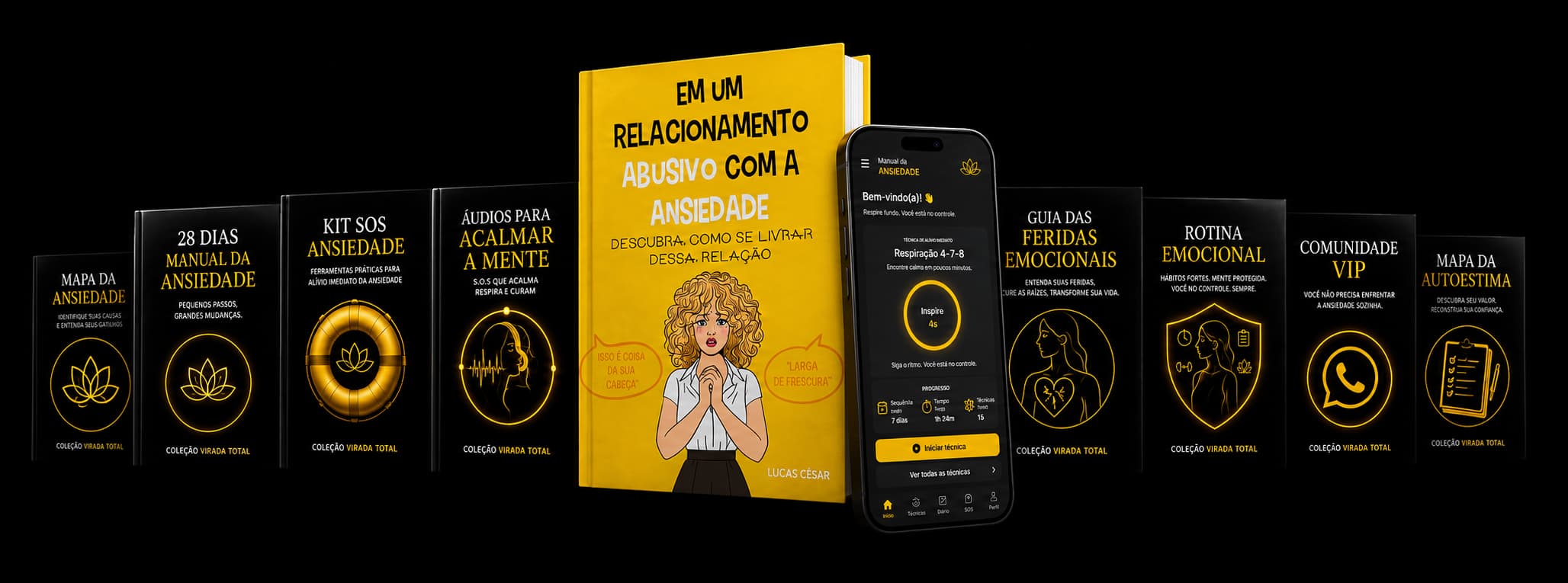 Coleção completa do Manual da Ansiedade